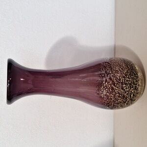 #AEQ Amethyst coloured Hand blown glass vase